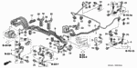 46376SDBA00 - Chassis: PIPE W, BRAKE for Honda Image