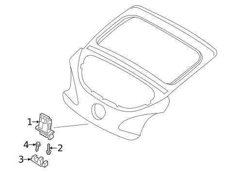 Liftgate for 2016 Hyundai Veloster #0