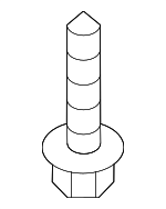 1231006141 - Body: Lock Bolt for Genesis: G70, G80 | Hyundai: Accent, Elantra, Equus, Genesis, Genesis Coupe, Palisade, Santa Fe, Santa Fe Sport, Santa Fe XL, Veloster Image