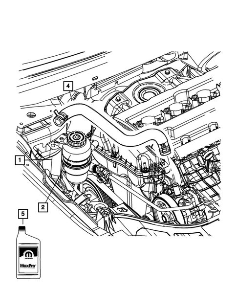 Power Steering Pump for 2009 Dodge Journey #1
