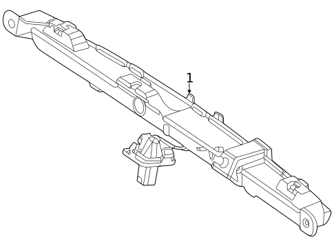 High Mounted Stop Lamp for 2022 Mercedes-Benz GLS 63 AMG&reg; #0