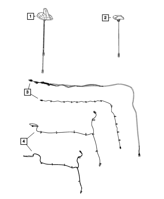 68148258AD - Electrical: Jumper Cable for Mopar Image image