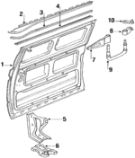 253843106E - Body: Door for Volkswagen Image
