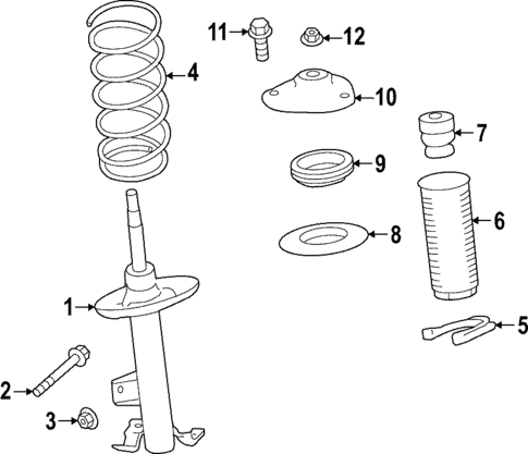 Struts & Components for 2024 INFINITI QX55 #0