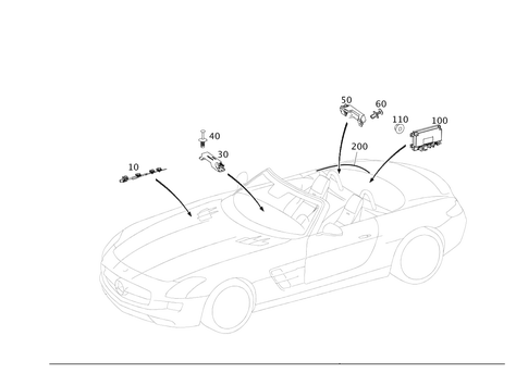 KEYLESS GO&reg; for 2011 Mercedes-Benz SLS AMG #0