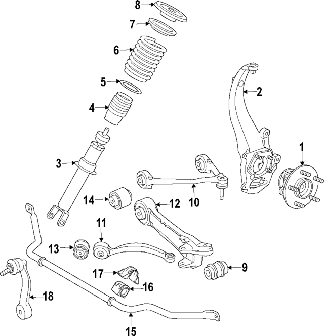 C2P21693 - : Shock Absorber for Jaguar Image