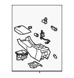 5891033370J0 - Body: Console Assembly for Lexus: ES350 Image