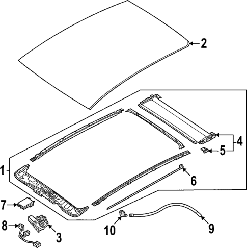 Sunroof for 2024 Volkswagen ID.4 #0