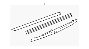 2016-2021 Toyota Land Cruiser Wiper Blade 85242-60130 Toyota Parts Center