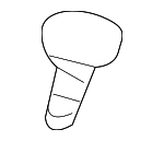 94530747 - Body: Lower Quarter Trim Clip for Chevrolet: Aveo, Aveo5, Captiva Sport | Saturn: Vue Image