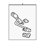 4816S9VL01ZC - : 2005-2008 Honda Pilot - Buckle Set L Front Seat Belt *YR203L* (Saddle) for Honda: Pilot Image