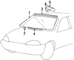 91172099 - : Windshield for GM Image