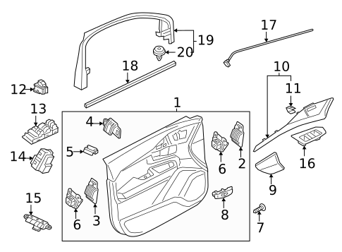 Front Door for 2019 Volvo XC90 #0