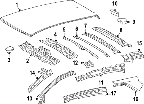 Roof & Components for 2025 Toyota GR Corolla #0