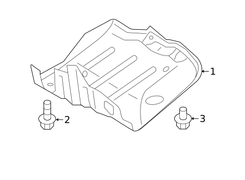Under Body for 2019 Mitsubishi Mirage G4 #0