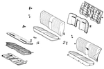 1159200022 - : Cushion Frame for Mercedes-Benz Image