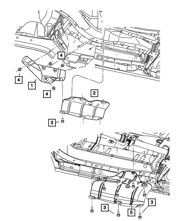 « 4809822AG – Exhaust : Thermique Ecran pour Mopar Image »