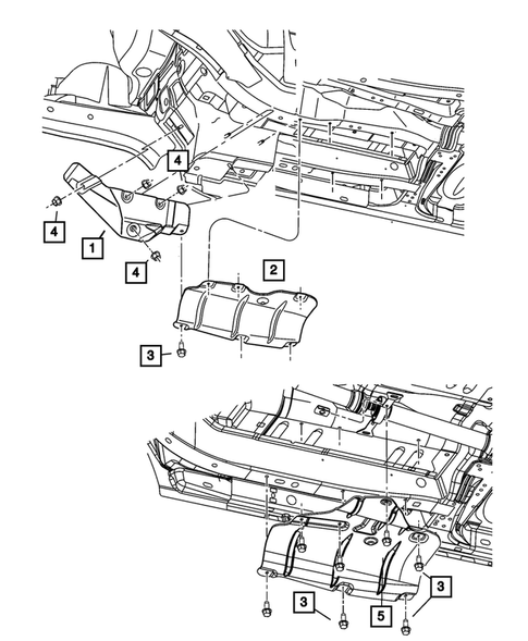 Heat Shields for 2007 Chrysler Pacifica #0