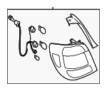 32010740 - : Taillight for Saab: 9-2X Image