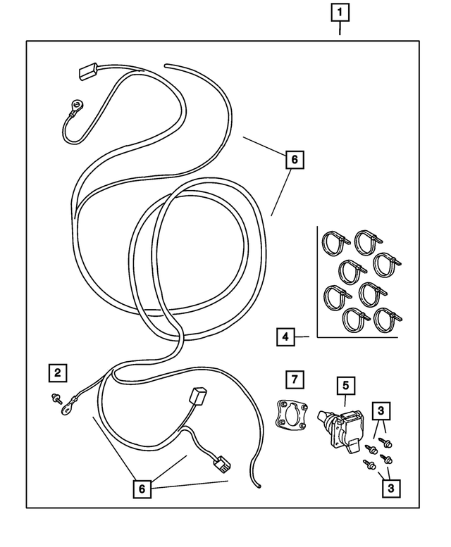 « 6104507AA – Mopar Accessories - Component Parts : Tête Cylindrique à Dépouille Vis pour Mopar Image »