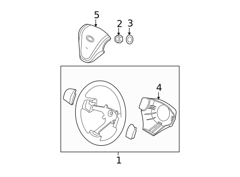 Steering Wheel & Trim for 2011 Hyundai Accent #0