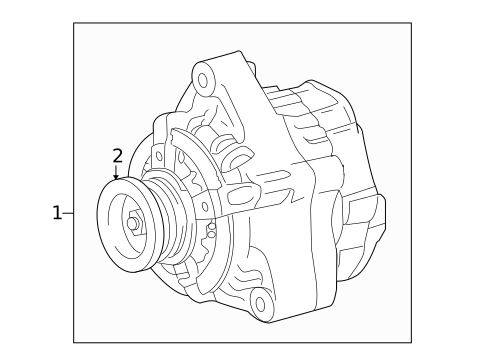 Alternator for 2013 Toyota Sequoia #1