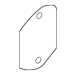 51125A7CEA6 - Body: Impact Bar Gasket for BMW Image
