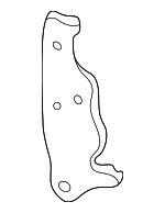 25690976 - Body: Instrument Panel Side Bracket for Cadillac: Seville Image