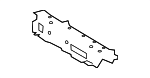 5705102020 - Body: Front Crossmember for Toyota: Corolla, Matrix Image