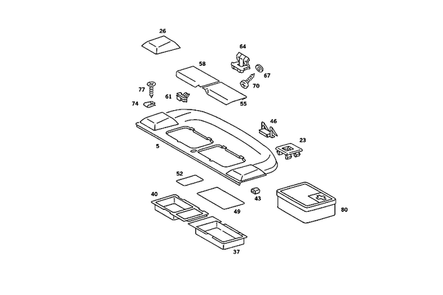 1269880881 - Panelling: Clamp for Mercedes-Benz Image image