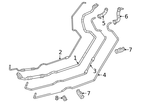 Rear AC Lines for 2019 Dodge Durango #0