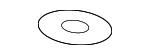 15613R70A00 - Engine: Engine Oil Filler Cap Gasket for Honda Image