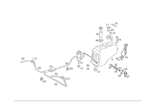 Pane Washer, Headlamp Wiper/Washer for 1992 Mercedes-Benz 500E #0