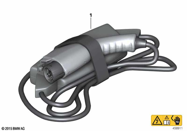 61446818634 - General Electrical System: Standard Cable/Mode 2 Charge Cable -  for BMW-Motorrad Image image