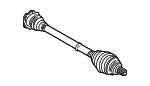 8D0407451AX - Front Drive Axle: Axle Assembly for Audi Image
