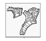 716011R401 - Body: Inner Quarter Panel for Hyundai Image