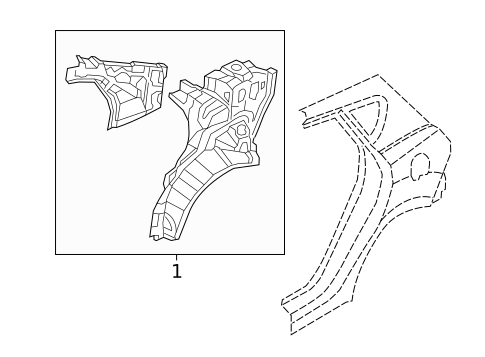 Inner Structure for 2014 Hyundai Accent #0