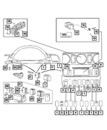 68019082AA - Electrical: Clock for Mopar Image