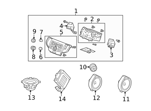 Sound System for 2013 Acura TSX #1