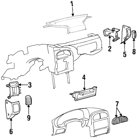 Ducts for 2001 Saturn SC2 #0