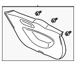 84440T5RA01ZA - Body: Lower Trim Panel for Honda: Fit Image