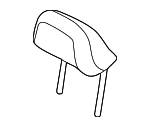 85H885901AGCF - Body: Headrest for Audi Image