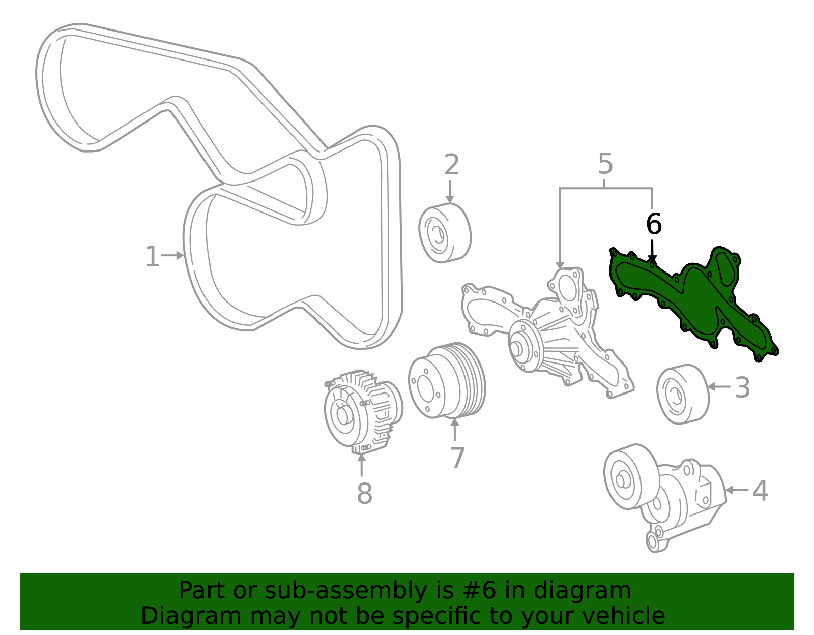 16271-0P040 - Gasket 2016-2023 Toyota Tacoma | Longo Toyota Parts