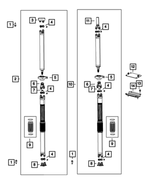 68197725AA - Differential and Drive Line: Drive Shaft Center Bearing Bracket for Mopar Image