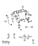 68306219AA - Electrical: Wiring Bracket for Mopar Image
