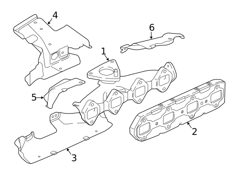 Exhaust Manifold for 2017 Jaguar XF #0