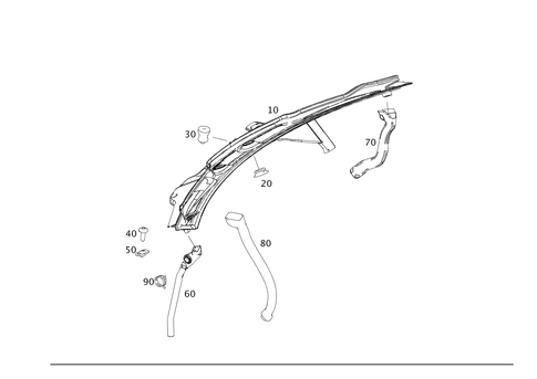 Water Baffle with Intake Shell for 2007 Mercedes-Benz R320 #0