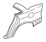 8D5809605G - Body: Quarter Panel for Audi: A4, A4 Quattro, S4 Image