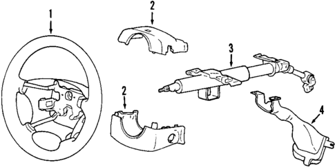 Steering Wheel for 2005 Suzuki Aerio #0
