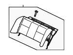 6902A654XB - Body: Seat Back Assembly for Mitsubishi Image